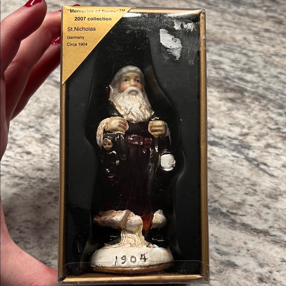 🇺🇸 $5 🇺🇸 St. Nicholas Germany 1904 Ornament from  2007 Walmart Collection in box